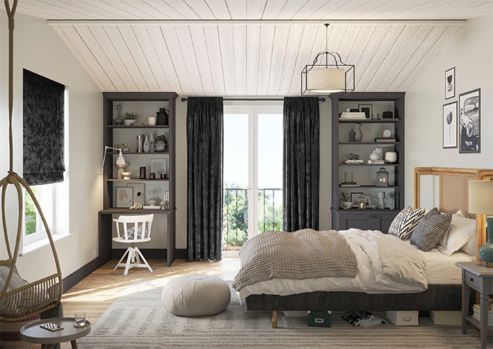 Cyrus Crushed Velvet, Twilight - Made to Measure Curtains - Image 14